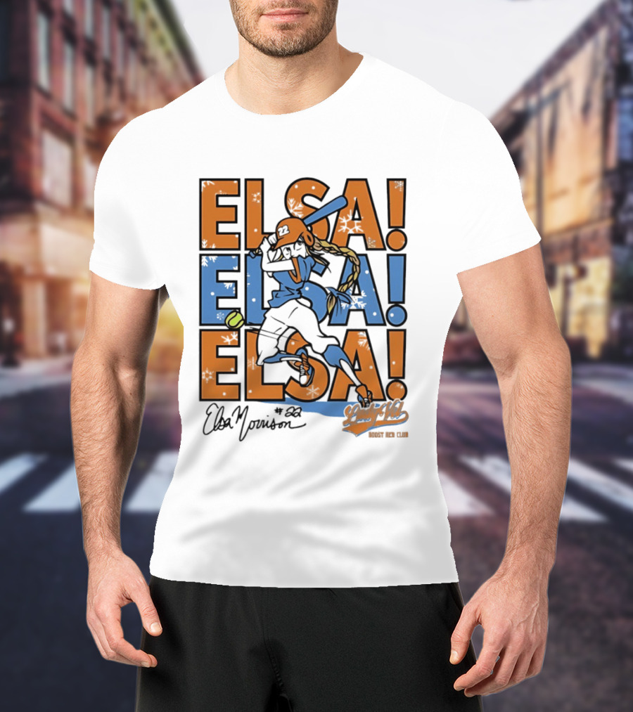 Elsa Morrison Lady Vol Tennessee Elsa 22 Boost Her Club T-Shirt
