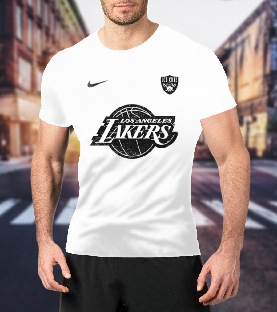 Los Angeles Lakers Ice Cube Truth To Power Four Decades Of Attitude Tour Nike Collaboration T-Shirt
