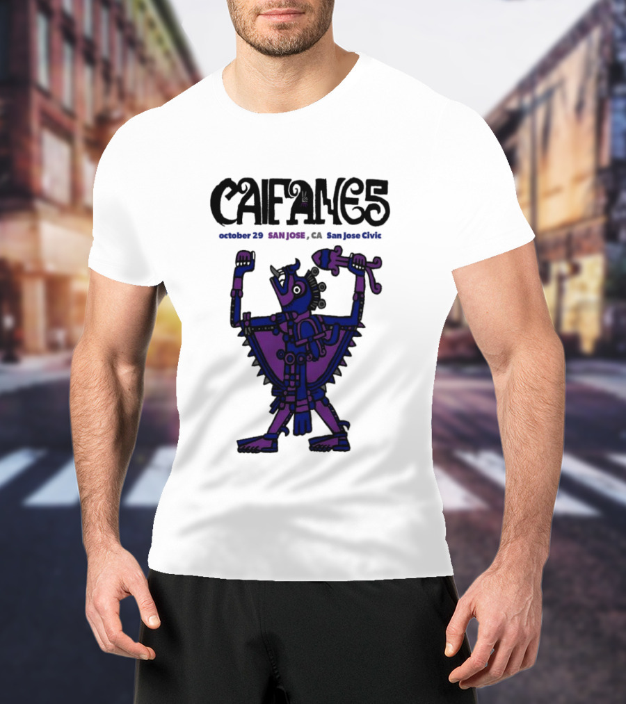 Caifanes October 29 2026 San Jose CA Concert T-Shirt