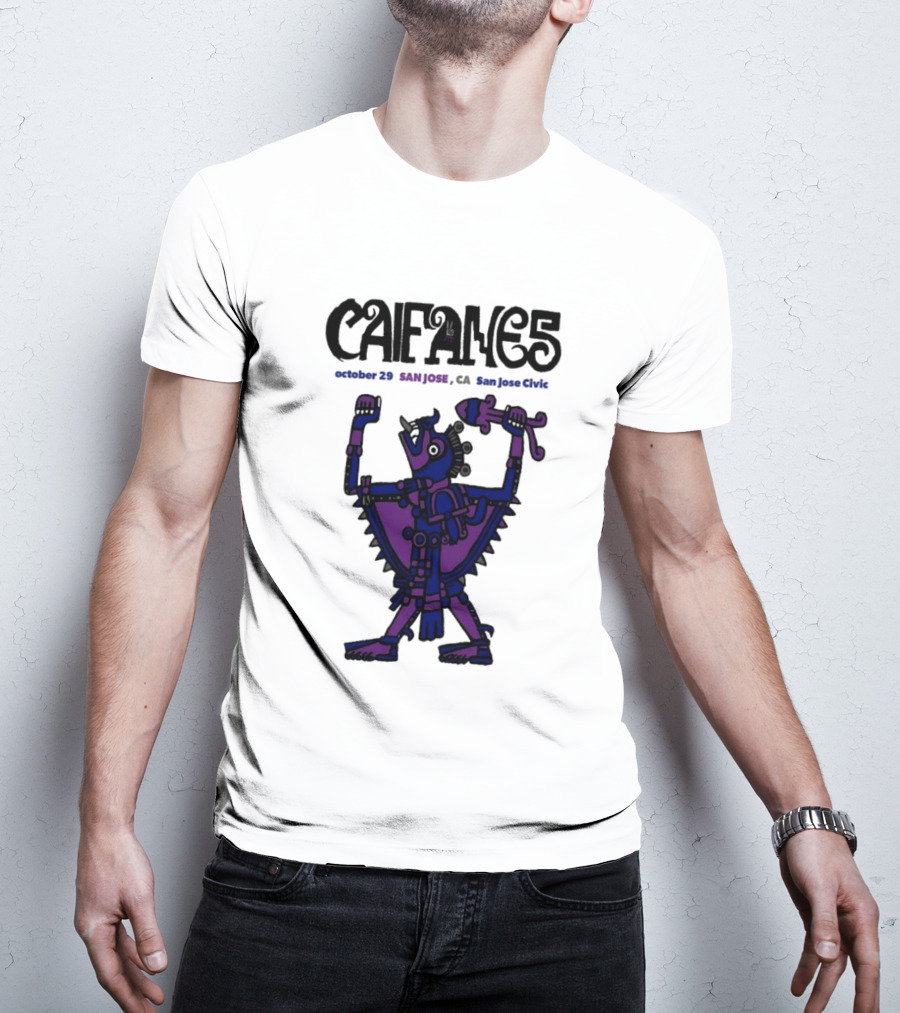 Caifanes October 29 2026 San Jose CA Concert T-Shirt