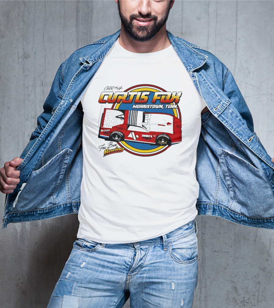 Curtis Fox Morristown Tennessee Fox Bros Racing Car No 4 T-Shirt