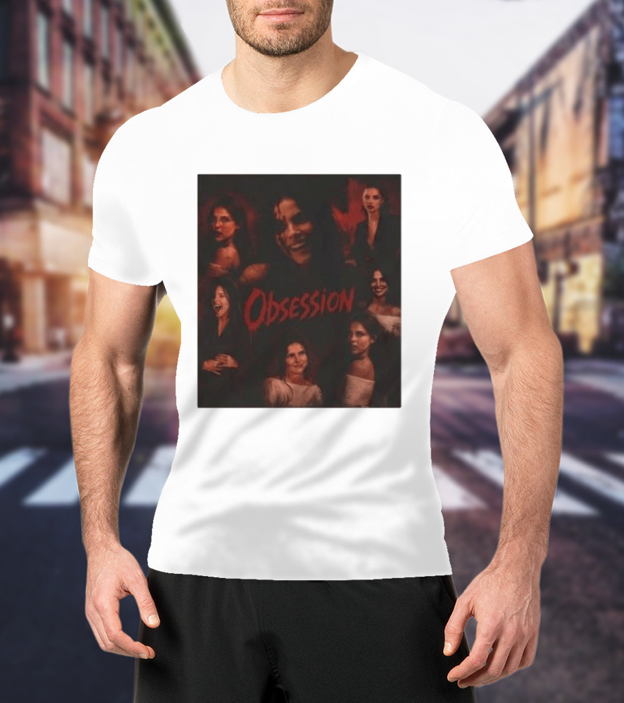 Obsession Nikki Multiple Expressions Dark Red Portraits T-Shirt