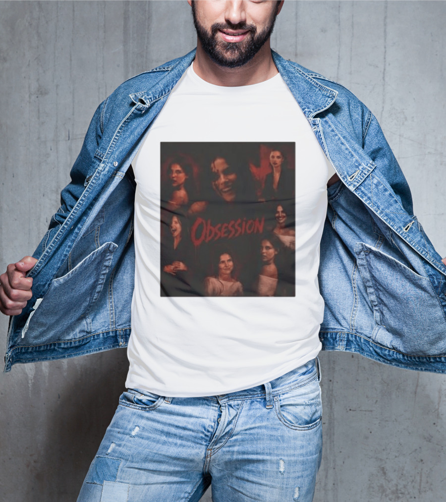 Obsession Nikki Multiple Expressions Dark Red Portraits T-Shirt