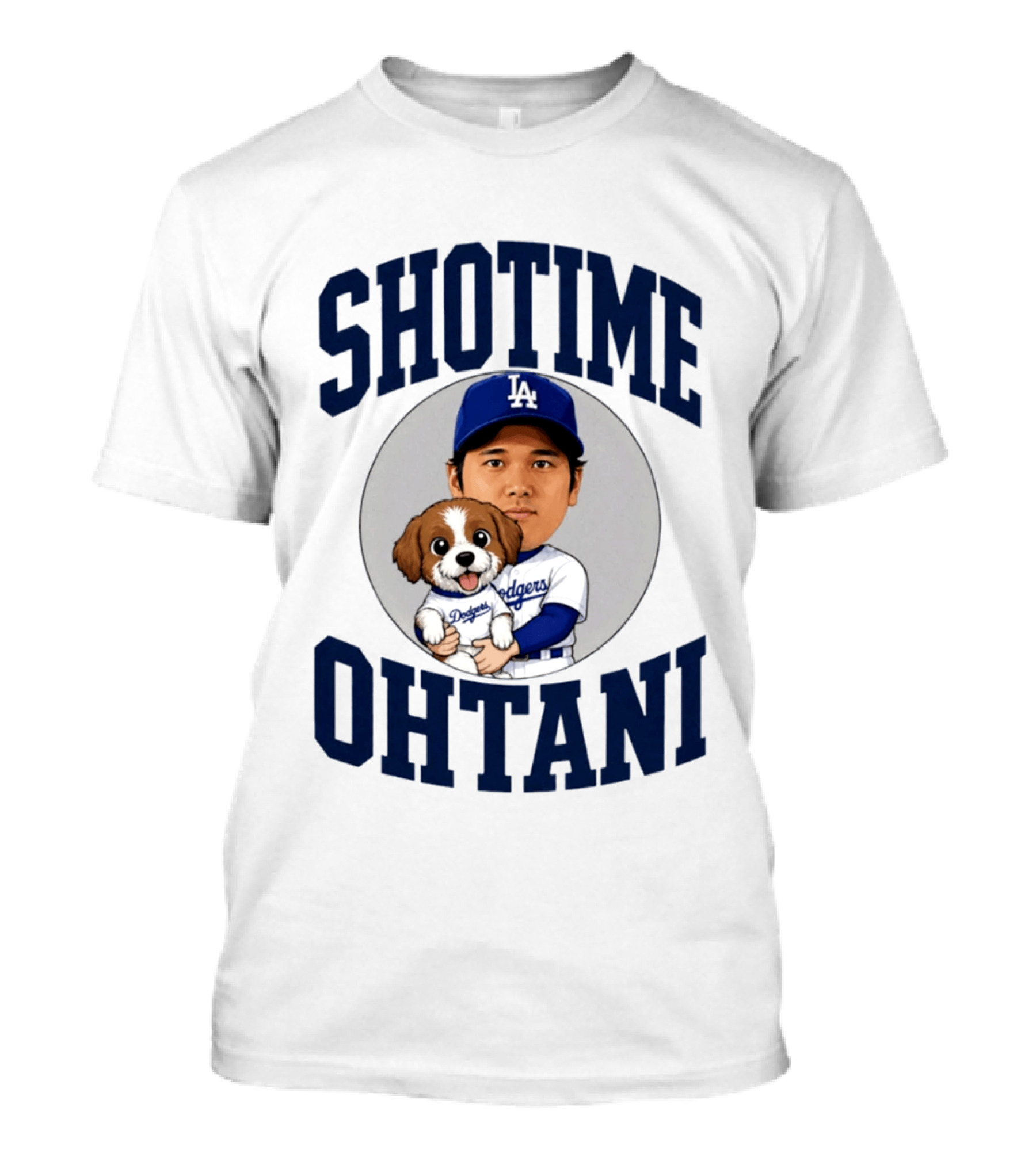 ShoTime Ohtani Los Angeles Dodgers Player With Dog T-Shirt