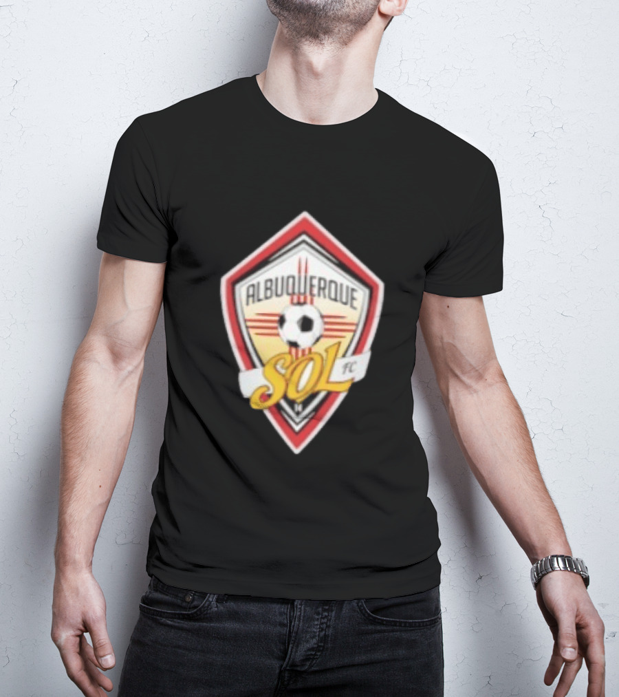 Albuquerque Sol FC Soccer Emblem 2026 Football T-Shirt