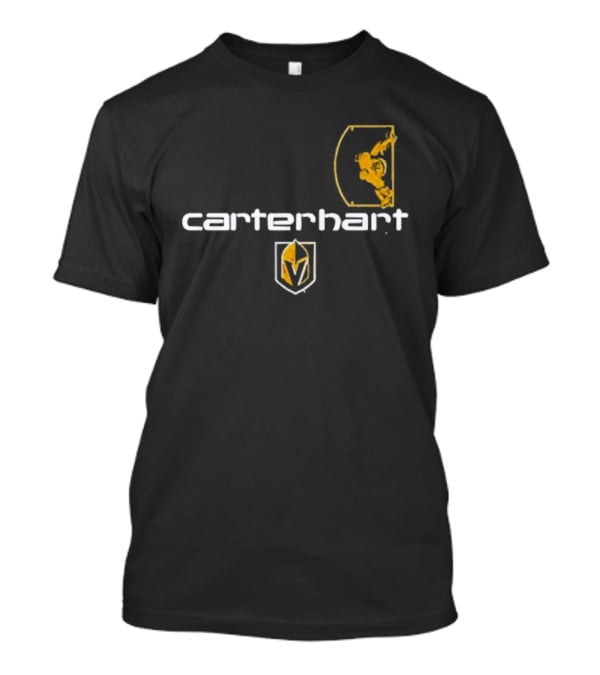 Carter Hart Vegas Golden Knights Goalie Helmet T-Shirt