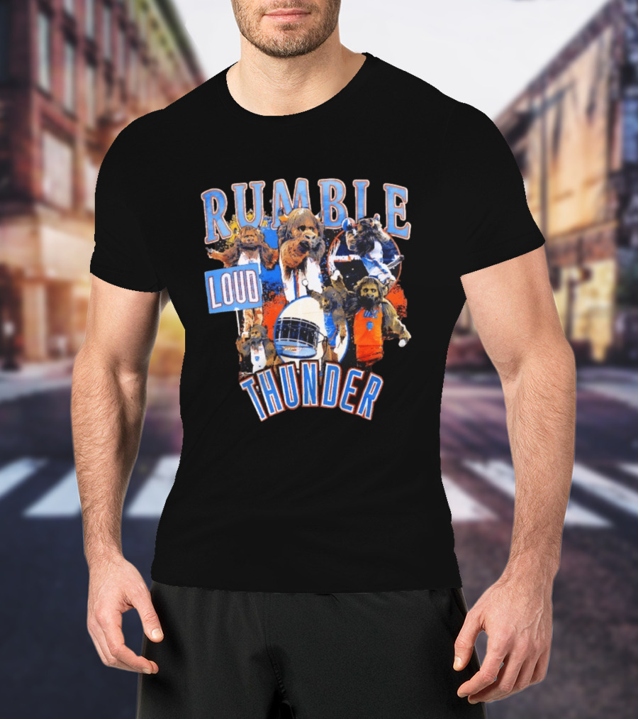 Rumble Loud Thunder Oklahoma City Crossroads T-Shirt