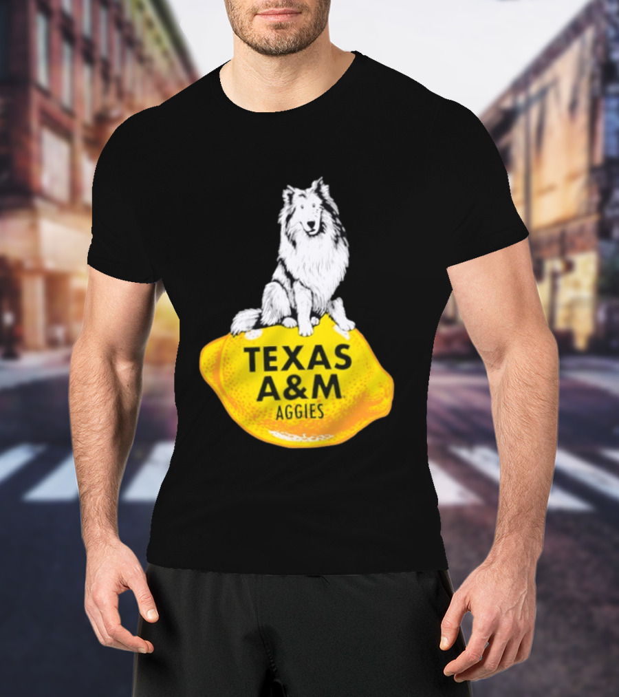 Texas A And M Aggies Husky Lemon T-Shirt