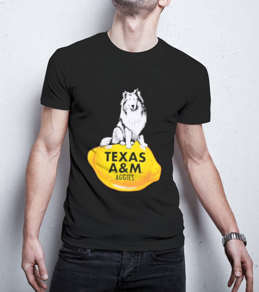 Texas A And M Aggies Husky Lemon T-Shirt