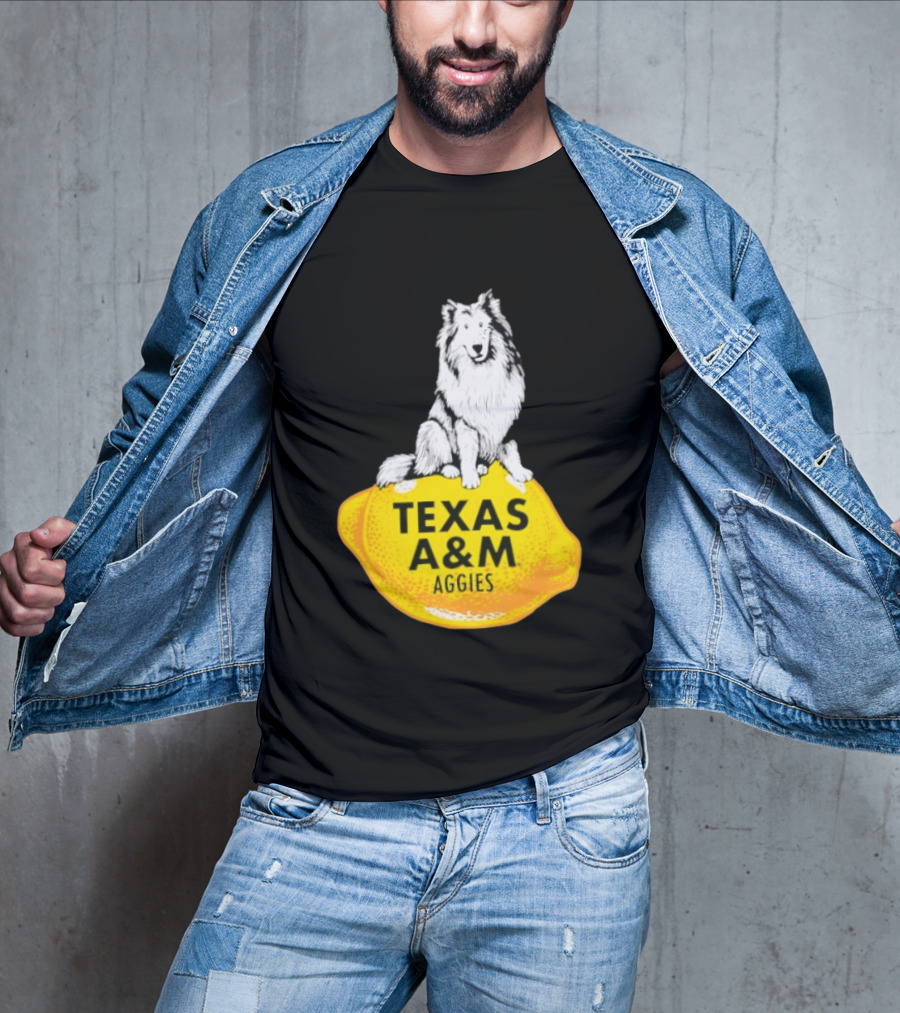 Texas A And M Aggies Husky Lemon T-Shirt