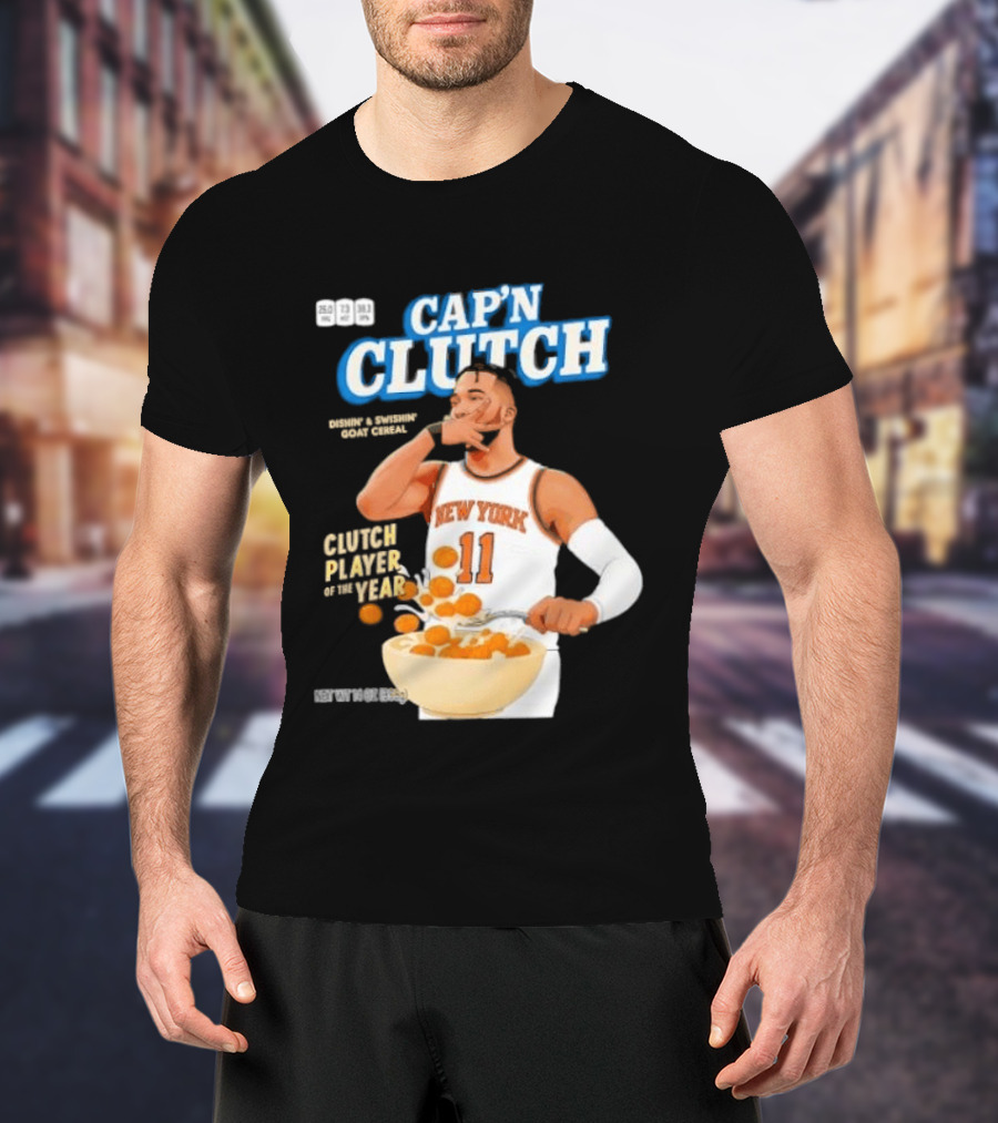 Cap'n Clutch New York Eleven Clutch Player Of The Year T-Shirt