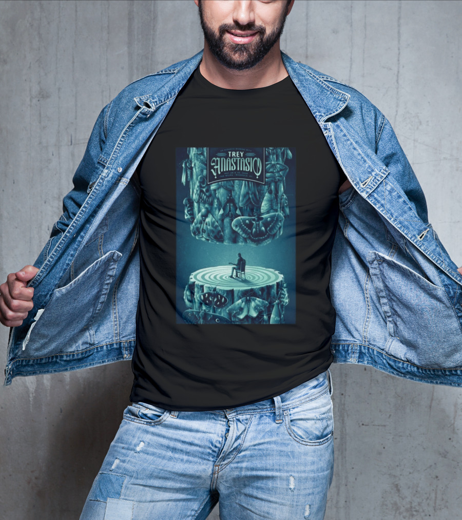 Trey Anastasio Acoustic Evening May 29 30 2022 Missoula MT Tour With Moths And Guitarist T-Shirt