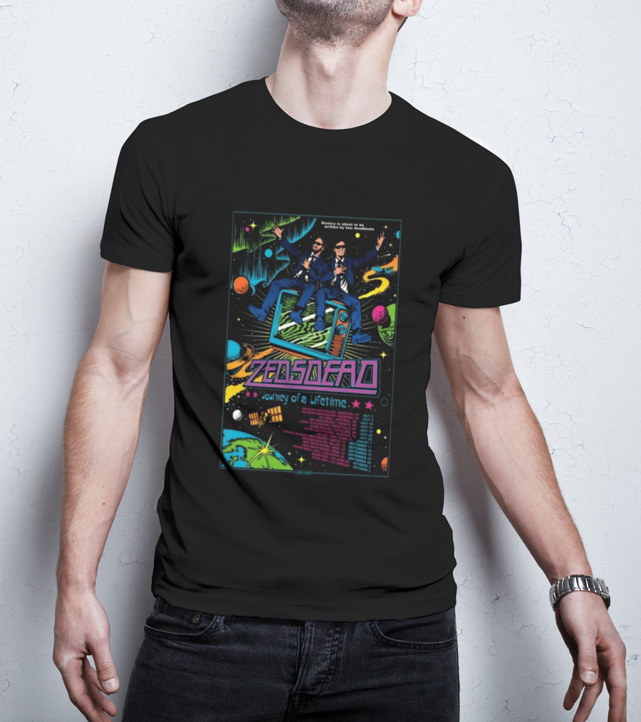Zeds Dead Journey Of A Lifetime History Is About To Be Written By Two Deadbeats Tour 2026 T-Shirt