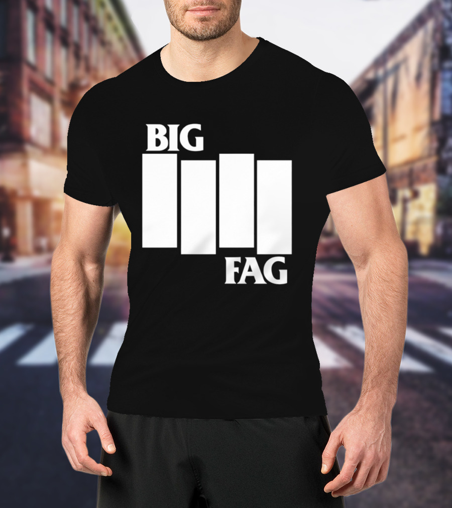 Big Fag Black Flag Bars 2026 T-Shirt
