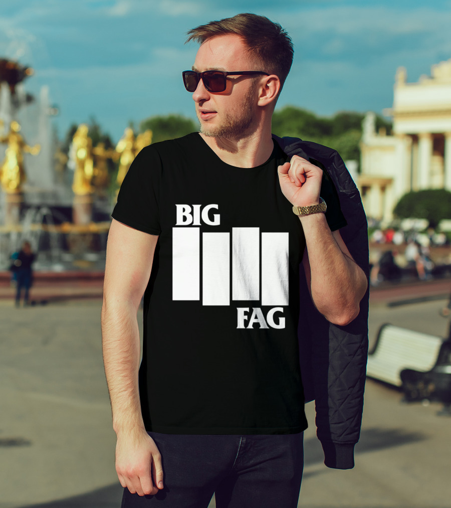 Big Fag Black Flag Bars 2026 T-Shirt