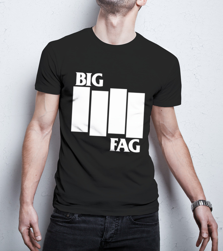 Big Fag Black Flag Bars 2026 T-Shirt