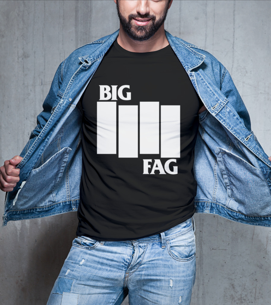 Big Fag Black Flag Bars 2026 T-Shirt