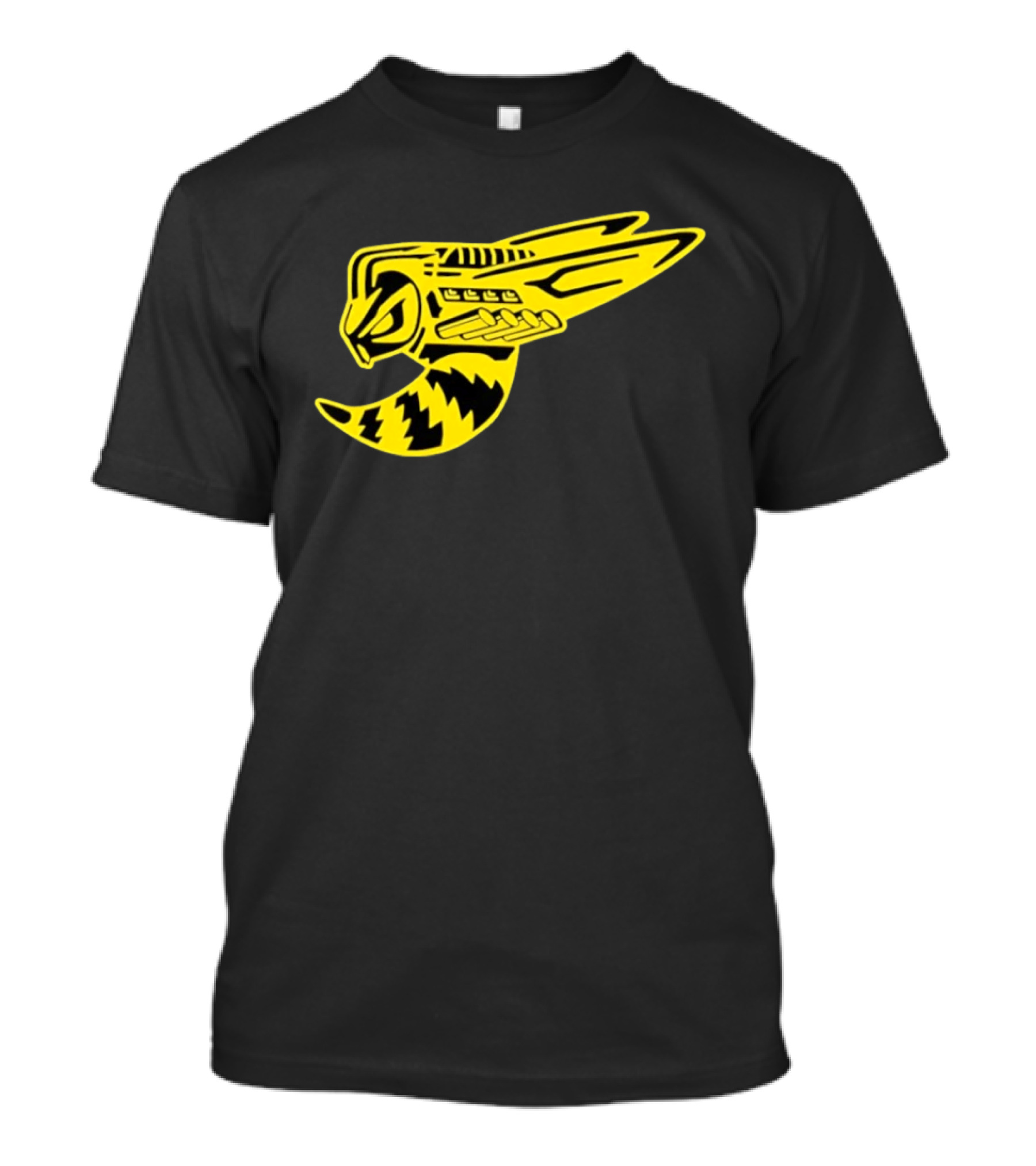Supercharged Hornet Racing Style Yellow Black Hornet T-Shirt