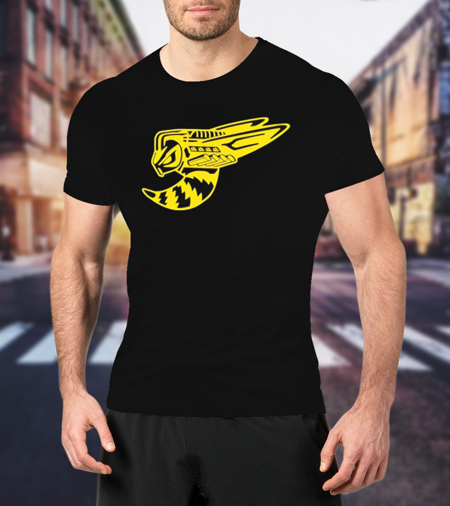 Supercharged Hornet Racing Style Yellow Black Hornet T-Shirt