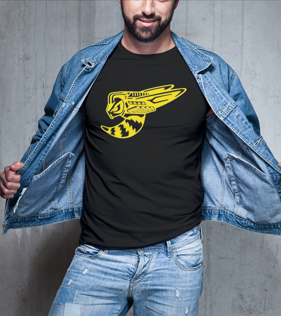 Supercharged Hornet Racing Style Yellow Black Hornet T-Shirt