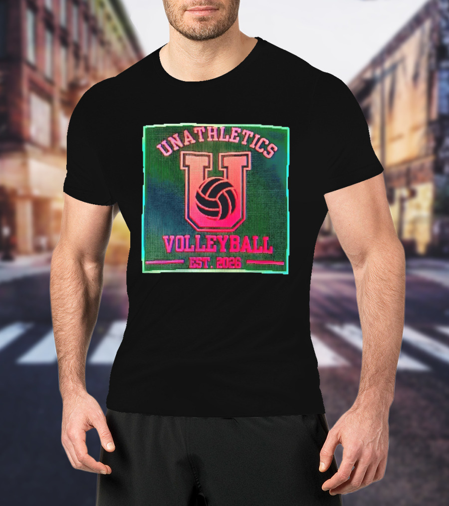 Unathletics U Volleyball Est. 2026 Retro Sportswear T-Shirt