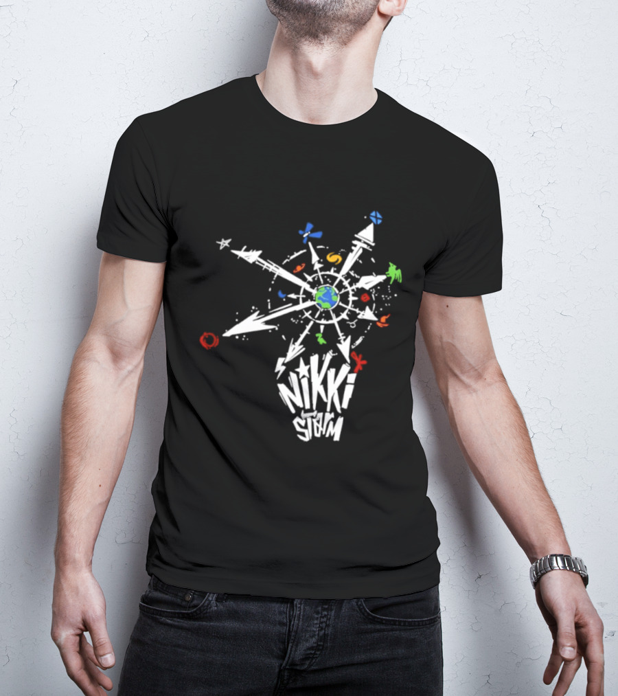 Nikki Storm Multiverse Compass Earth Adventure Multicolor T-Shirt