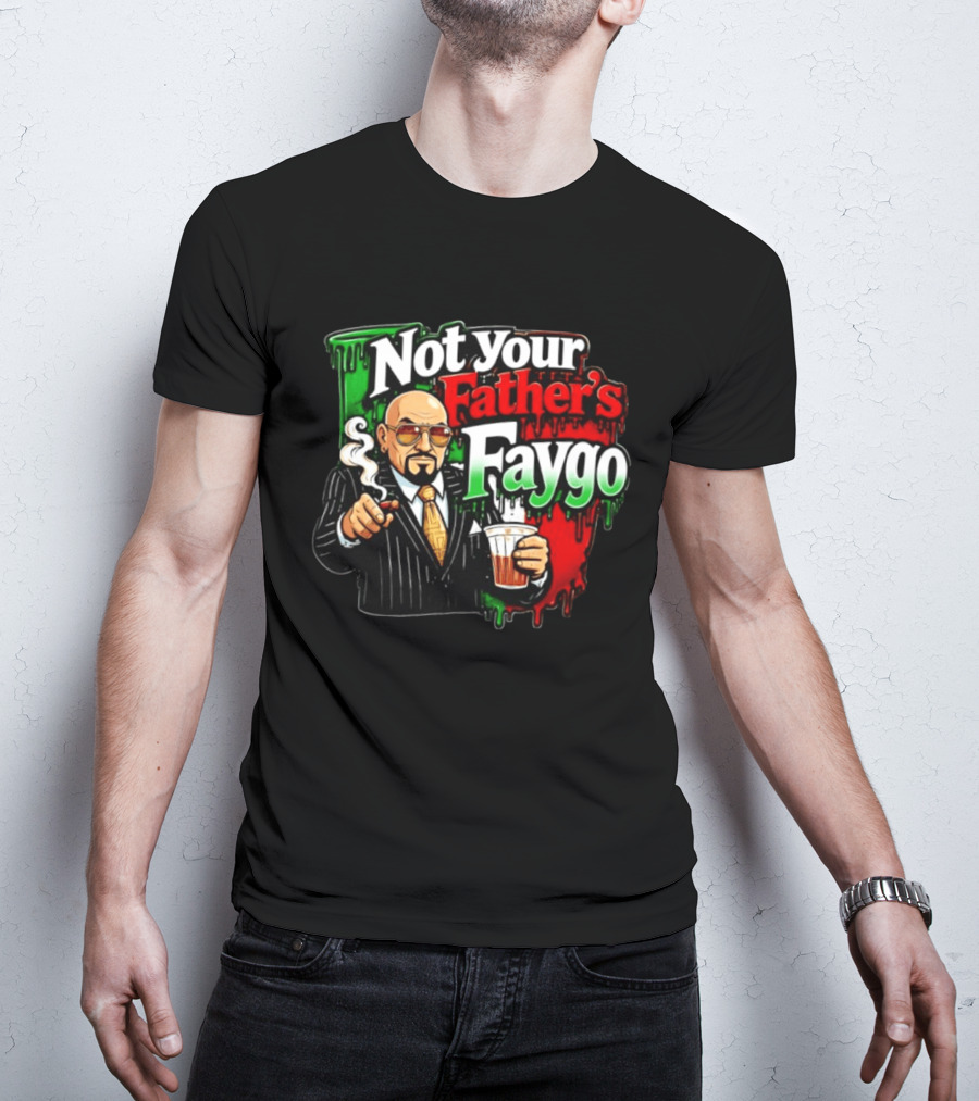 Not Your Father's Faygo Gangster Italian Flag Dripping T-Shirt