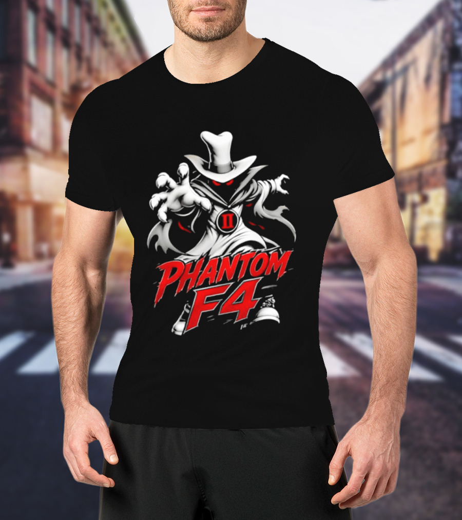 Phantom F4 Red Eyes Top Hat Cloaked Specter II T-Shirt