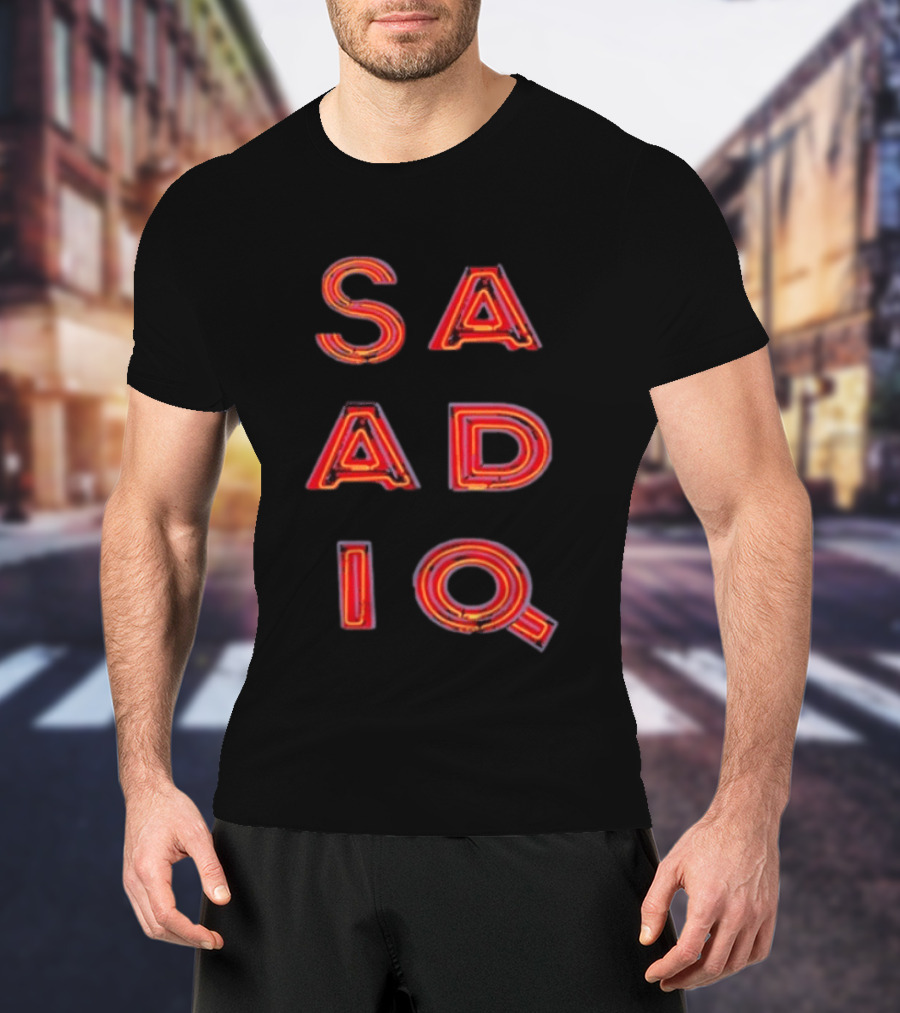 Raphael Saadiq Neon Stacked Letters T-Shirt