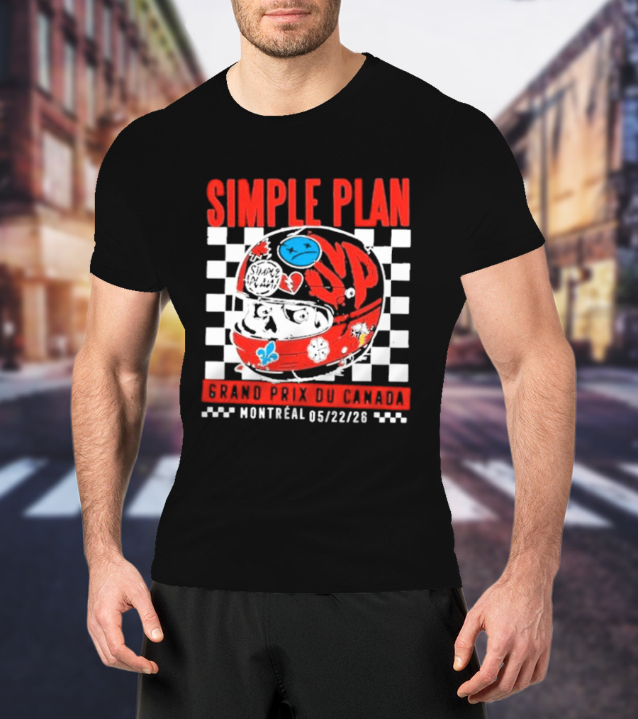 Simple Plan Grand Prix Du Canada Montreal 05/22/26 T-Shirt