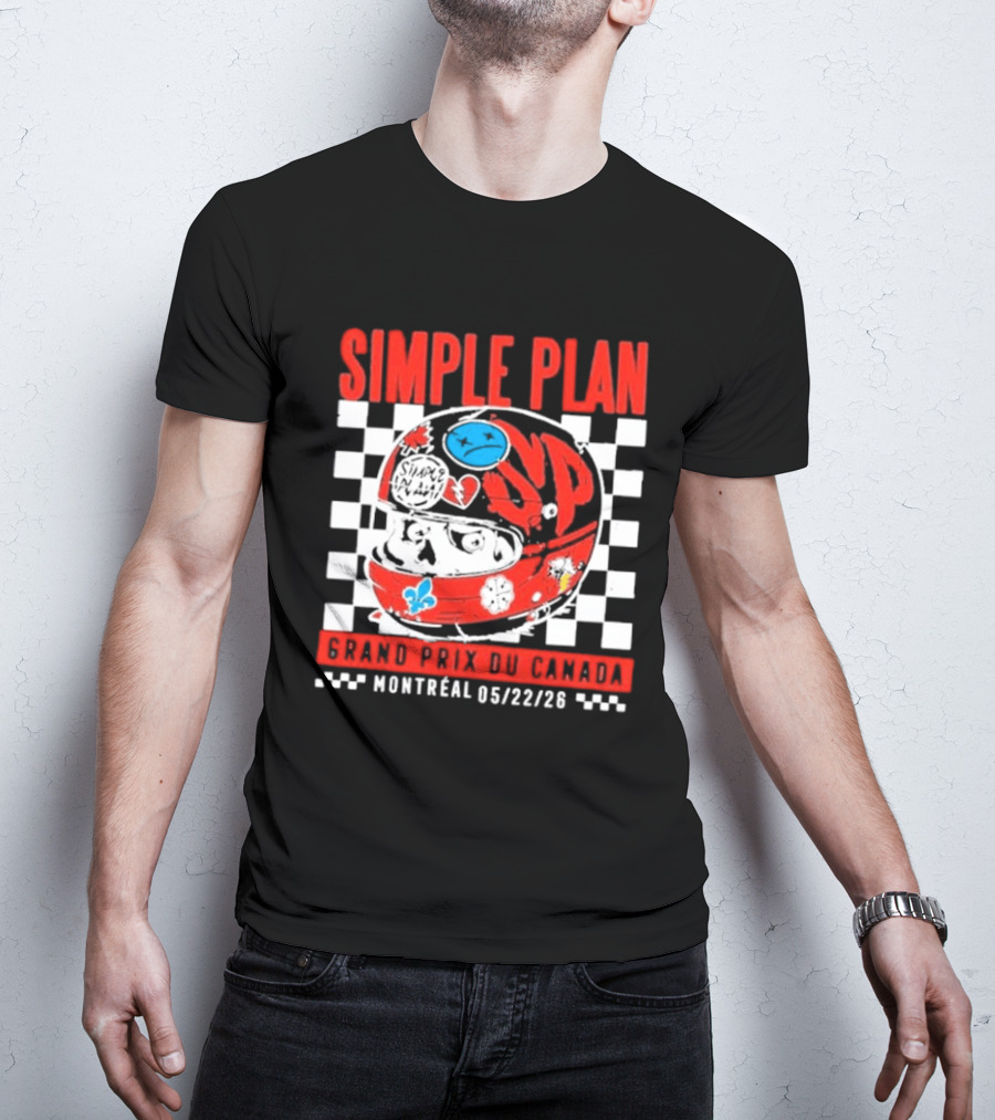 Simple Plan Grand Prix Du Canada Montreal 05/22/26 T-Shirt