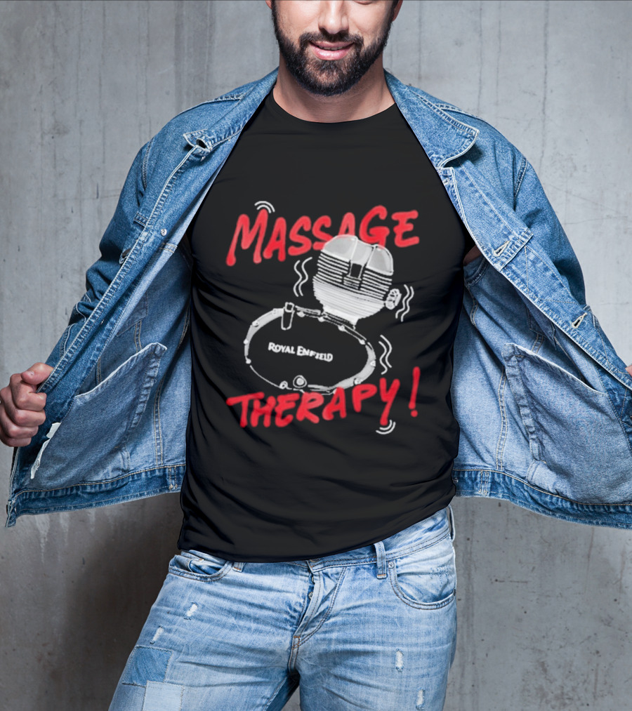 Srinivas Ganesh Royal Enfield Massage Therapy T-Shirt