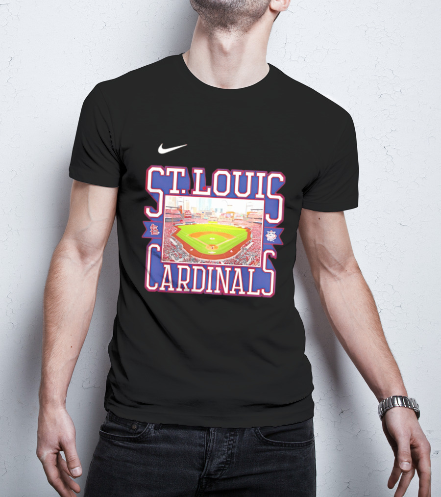 St. Louis Cardinals Baseball Stadium Nike MLB T-Shirt