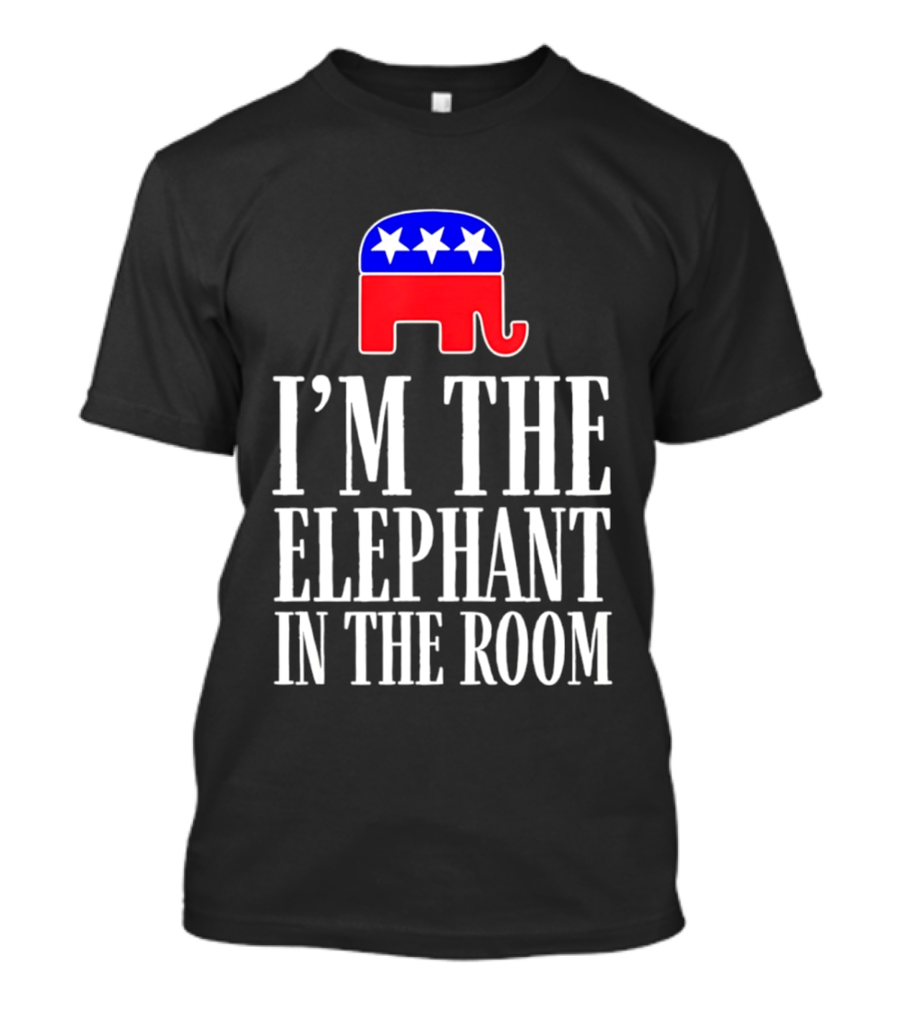 I'm The Elephant In The Room Republican Party Symbol Stars T-Shirt
