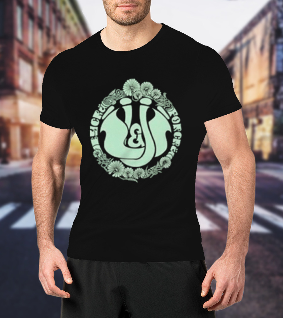 Massenomics Unpaid And Underrated Flowered Circular T-Shirt