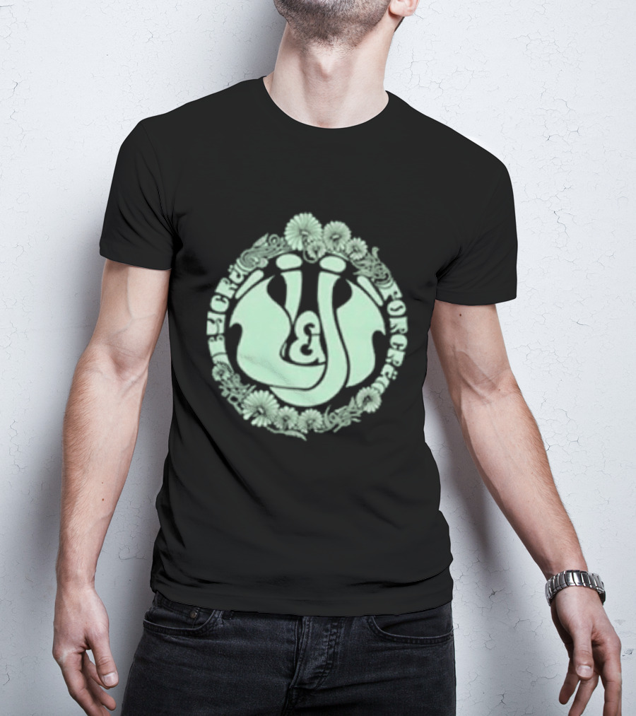 Massenomics Unpaid And Underrated Flowered Circular T-Shirt