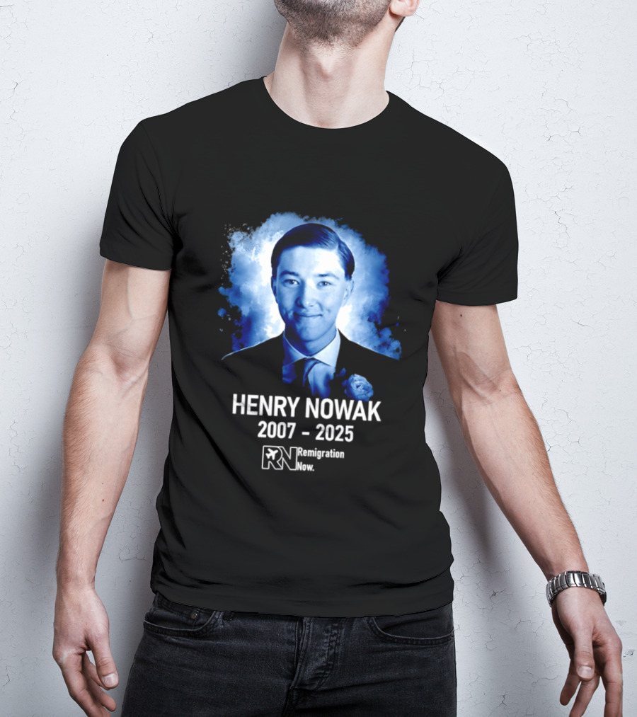 HENRY NOWAK 2007 2025 Remigration Now T-Shirt
