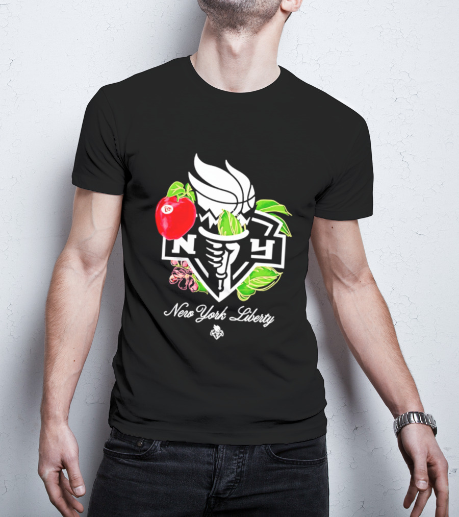 New York Liberty Floral Fruit Capsule Collection T-Shirt