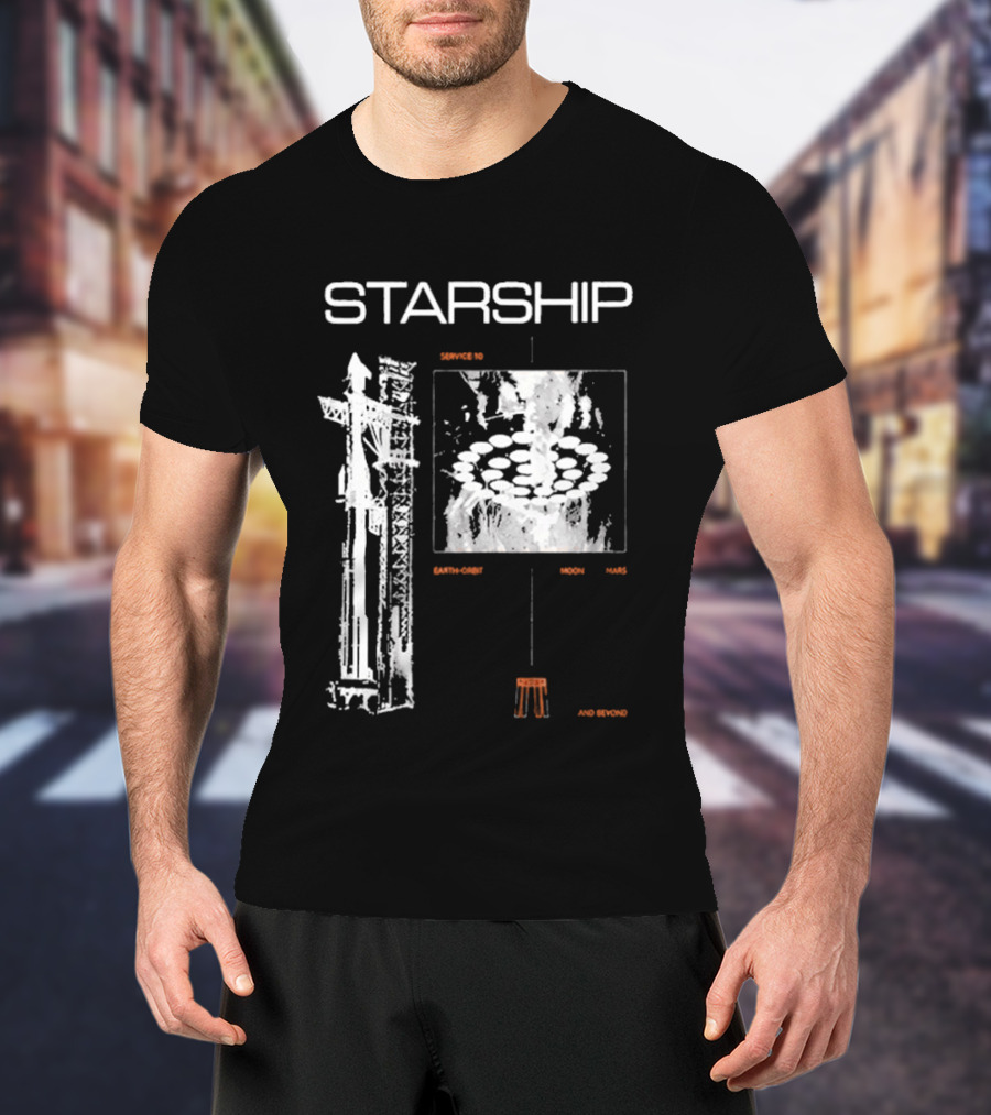 Nicki Minaj Starship Launch Countdown Starbase Flight 12 T-Shirt