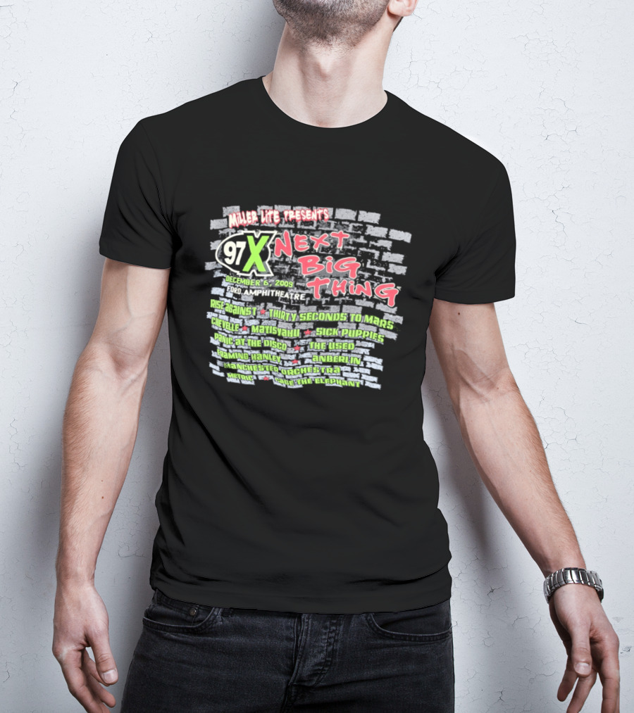 Miller Lite Presents 97X Next Big Thing Concert T-Shirt