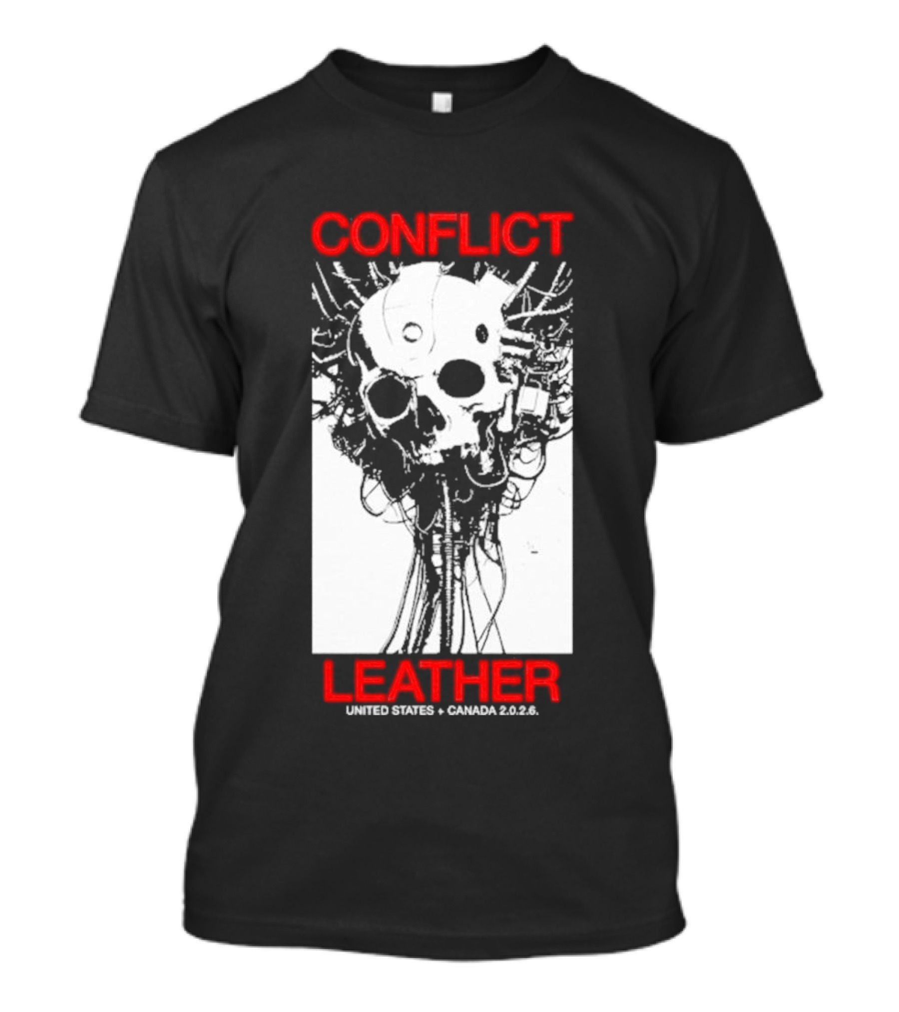 Conflict Leather Exclusive Leatherhead Carnivore Black 2.0.2.6. T-Shirt