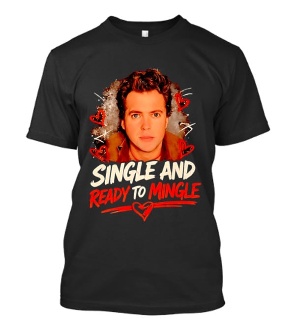 Donovan Patton Single And Ready To Mingle Romantic Heart T-Shirt