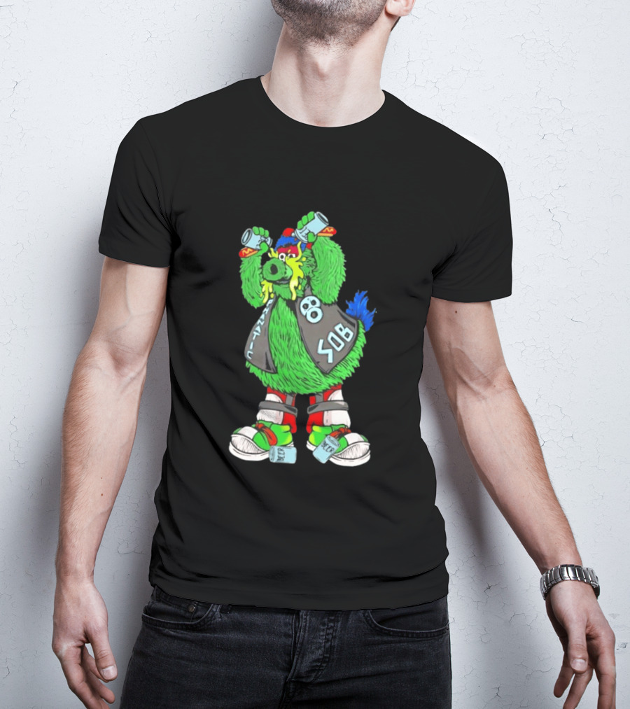 Stone Cold Phanatic Philadelphia Phillies SOB Fanatic Beer Drinking 3:16 T-Shirt