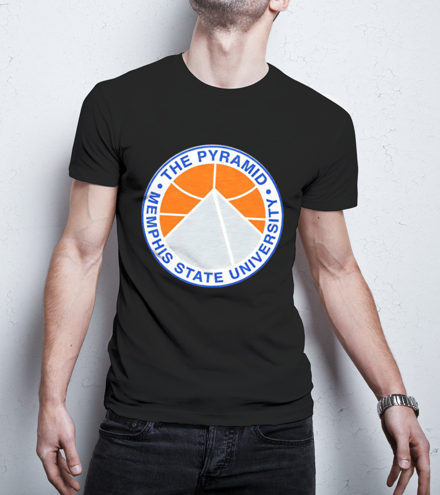 The Pyramid Memphis State University Basketball T-Shirt