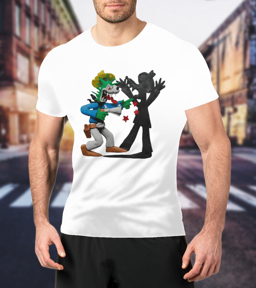 Wild Grrl MTV Celebrity Deathmatch Cartoon Style Claymation Scene T-Shirt