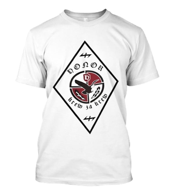 Honor Krew Za Krew Poland Slavic SS European World War Reichsadler T-Shirt