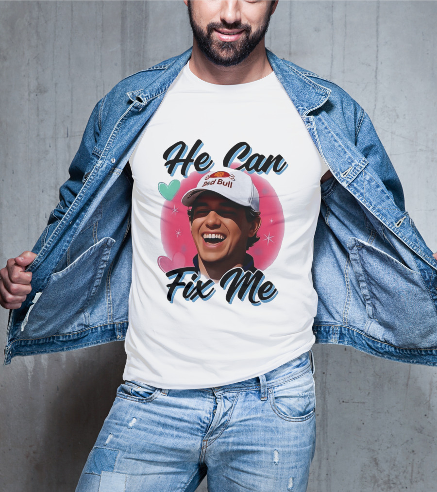He Can Fix Me Jett Lawrence Red Bull Cap T-Shirt