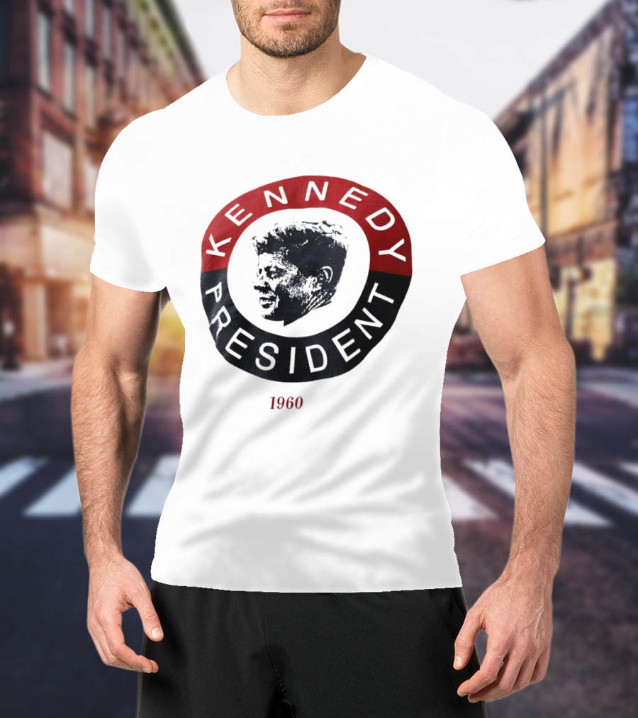 Kennedy President 1960 Vintage Campaign T-Shirt