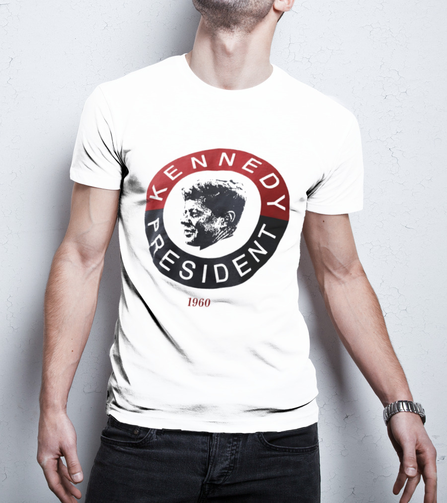 Kennedy President 1960 Vintage Campaign T-Shirt