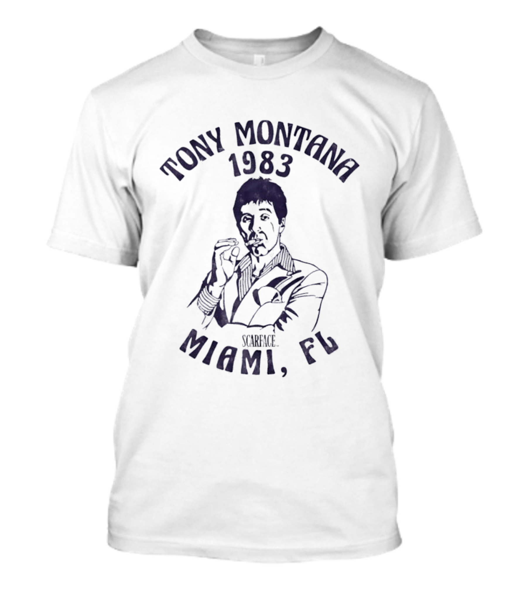 Tony Montana 1983 Scarface Miami FL T-Shirt